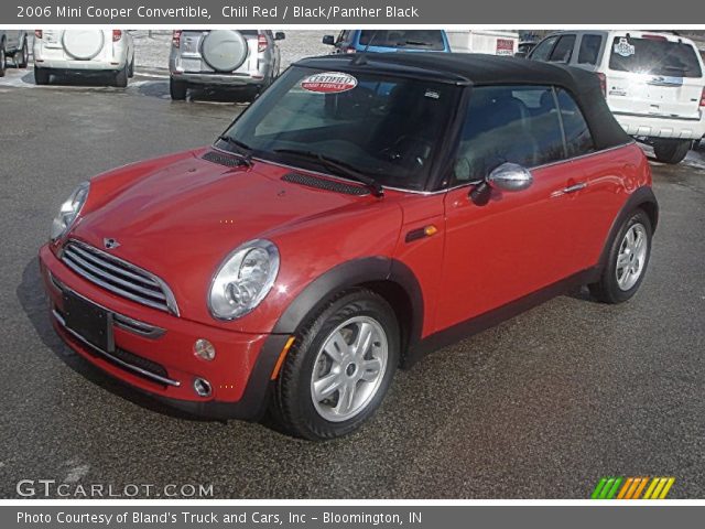 2006 Mini Cooper Convertible in Chili Red
