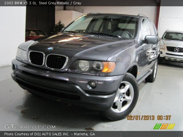 2003 BMW X5 3.0i in Steel Grey Metallic