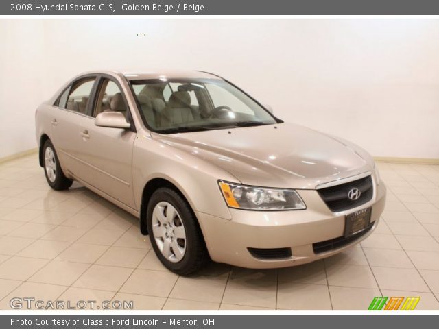 2008 Hyundai Sonata GLS in Golden Beige