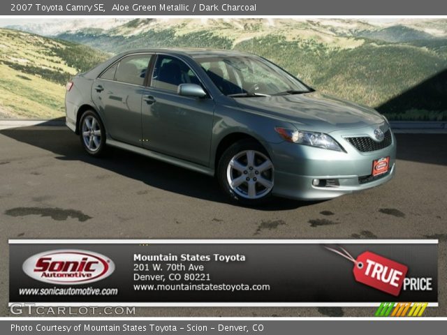 2007 Toyota Camry SE in Aloe Green Metallic