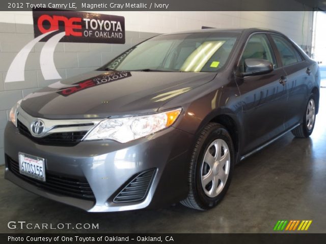 2012 Toyota Camry LE in Magnetic Gray Metallic