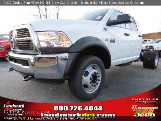2012 Dodge Ram 4500 HD SLT Crew Cab Chassis in Bright White