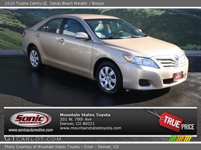 2010 Toyota Camry LE in Sandy Beach Metallic