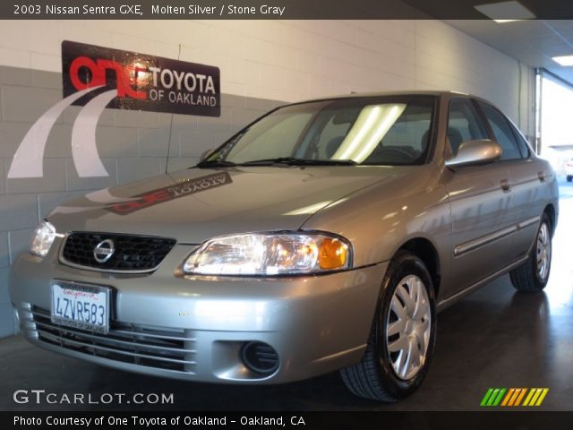 2003 Nissan Sentra GXE in Molten Silver
