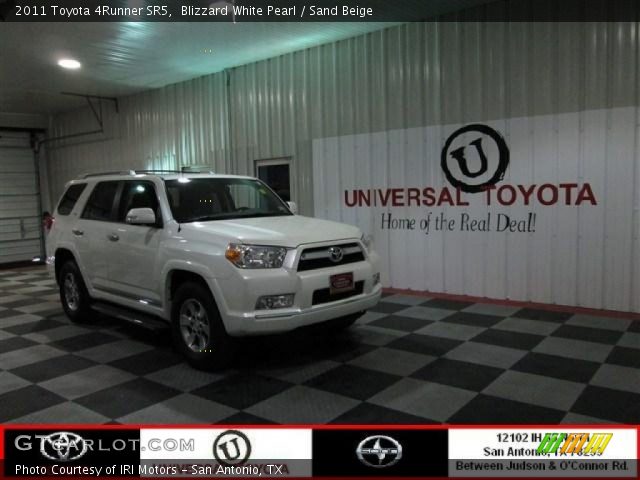 2011 Toyota 4Runner SR5 in Blizzard White Pearl