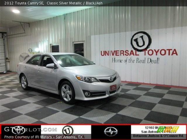 2012 Toyota Camry SE in Classic Silver Metallic