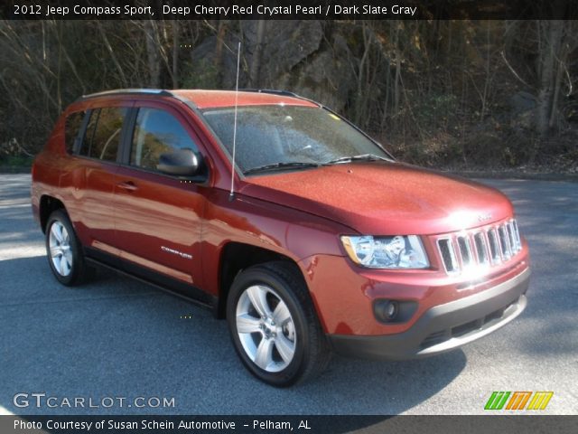 2012 Jeep Compass Sport in Deep Cherry Red Crystal Pearl