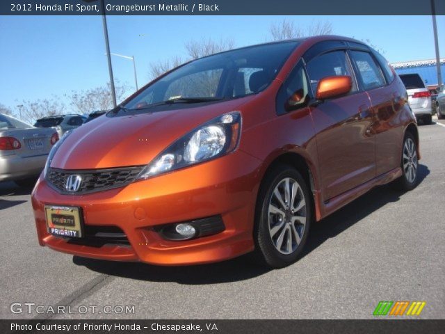 2012 Honda Fit Sport in Orangeburst Metallic