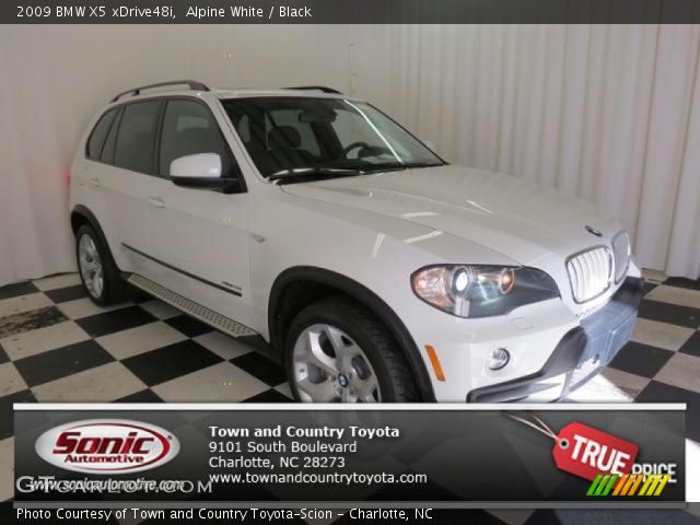 2009 BMW X5 xDrive48i in Alpine White