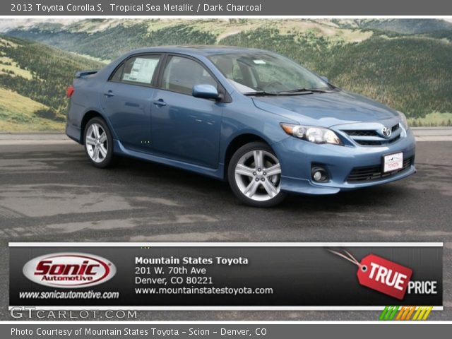 2013 Toyota Corolla S in Tropical Sea Metallic