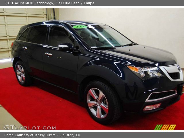 2011 Acura MDX Technology in Bali Blue Pearl