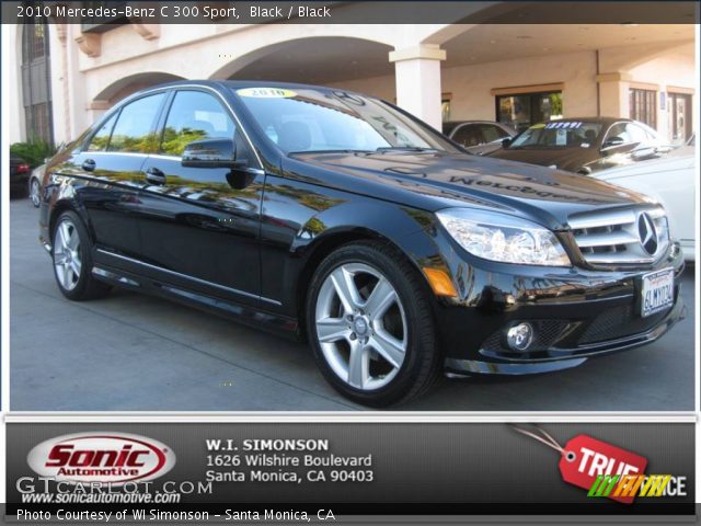 2010 Mercedes-Benz C 300 Sport in Black
