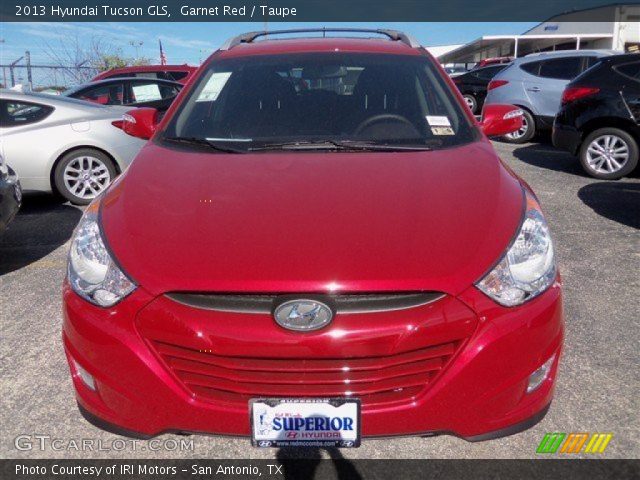 2013 Hyundai Tucson GLS in Garnet Red