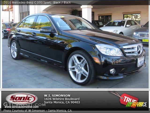 2010 Mercedes-Benz C 300 Sport in Black