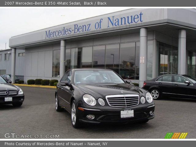 2007 Mercedes-Benz E 350 4Matic Sedan in Black