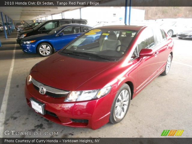 2010 Honda Civic EX Sedan in Tango Red Pearl