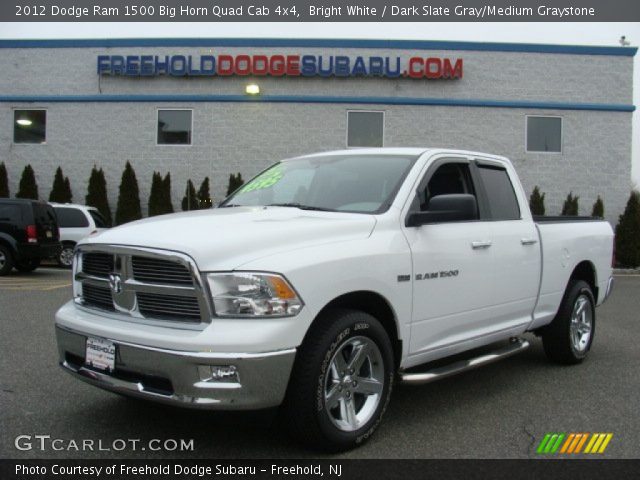 2012 Dodge Ram 1500 Big Horn Quad Cab 4x4 in Bright White