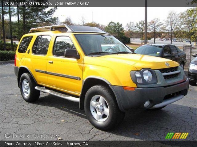2003 Nissan Xterra SE V6 in Solar Yellow