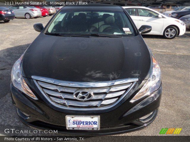 2013 Hyundai Sonata SE in Midnight Black