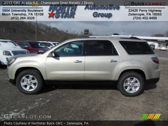 2013 GMC Acadia SLE in Champagne Silver Metallic