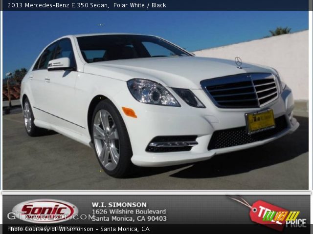 2013 Mercedes-Benz E 350 Sedan in Polar White