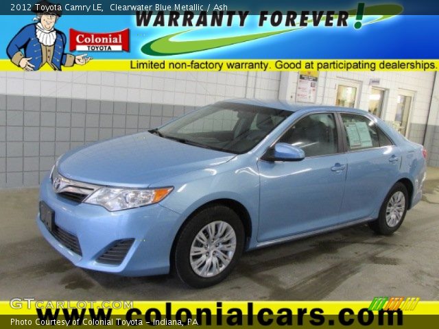 2012 Toyota Camry LE in Clearwater Blue Metallic