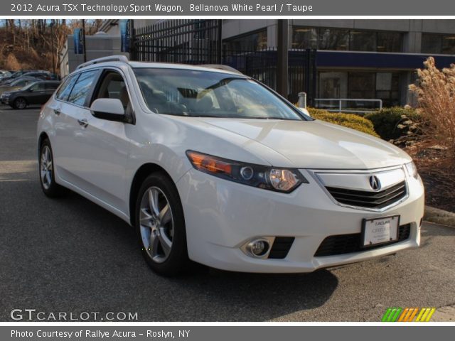 2012 Acura TSX Technology Sport Wagon in Bellanova White Pearl
