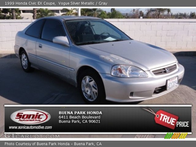 1999 Honda Civic EX Coupe in Vogue Silver Metallic