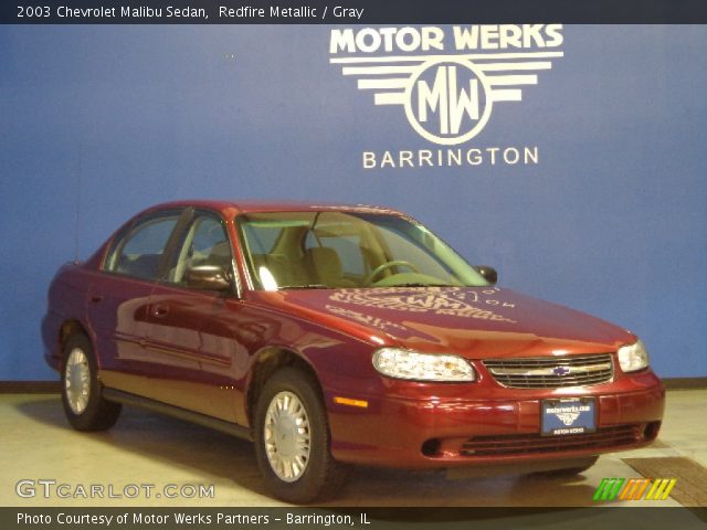 2003 Chevrolet Malibu Sedan in Redfire Metallic
