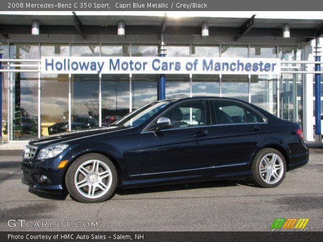 2008 Mercedes-Benz C 350 Sport in Capri Blue Metallic