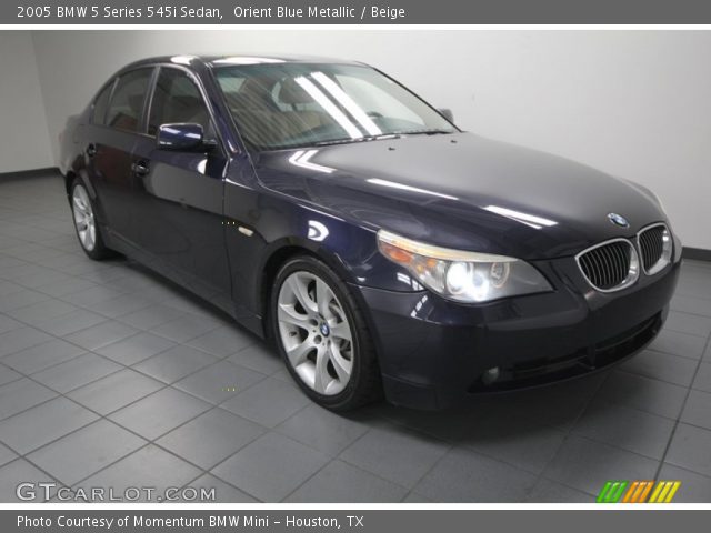 2005 BMW 5 Series 545i Sedan in Orient Blue Metallic