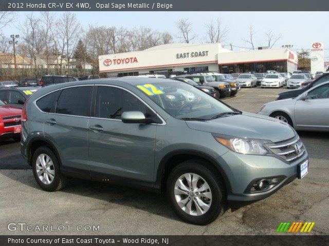2012 Honda CR-V EX 4WD in Opal Sage Metallic