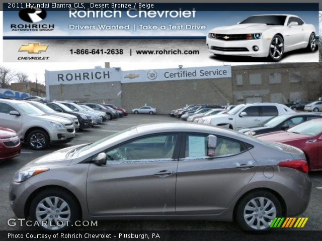 2011 Hyundai Elantra GLS in Desert Bronze