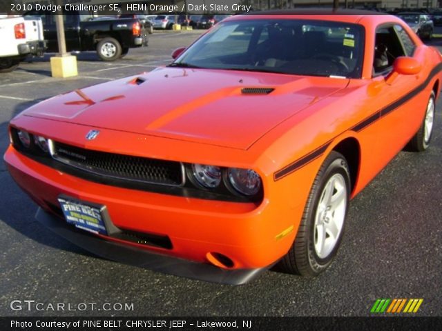2010 Dodge Challenger SE in HEMI Orange