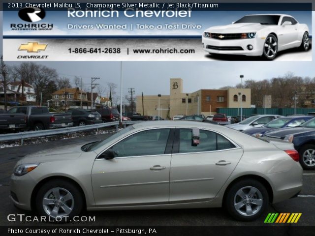 2013 Chevrolet Malibu LS in Champagne Silver Metallic