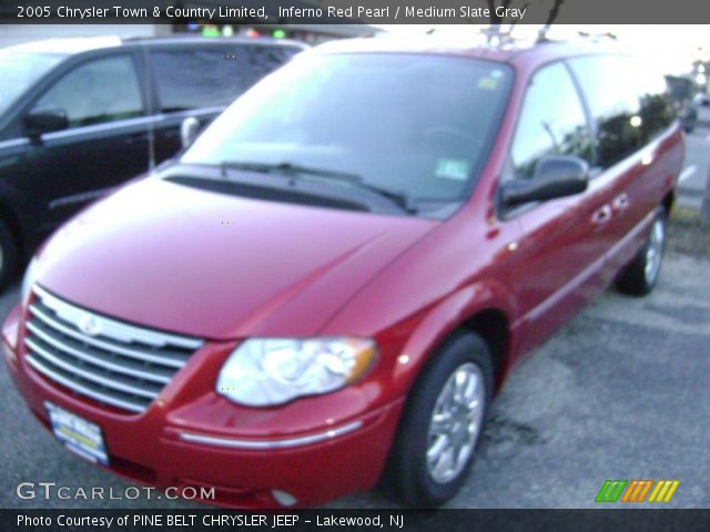 2005 Chrysler Town & Country Limited in Inferno Red Pearl