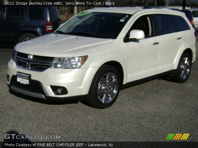 2012 Dodge Journey Crew AWD in Ivory White Tri-Coat