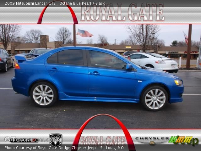 2009 Mitsubishi Lancer GTS in Octane Blue Pearl
