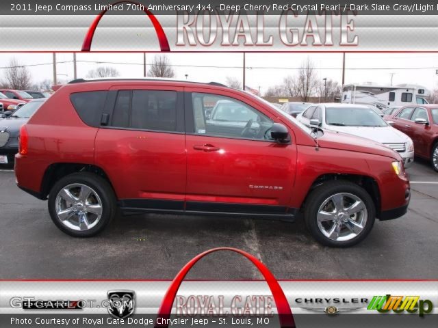 2011 Jeep Compass Limited 70th Anniversary 4x4 in Deep Cherry Red Crystal Pearl