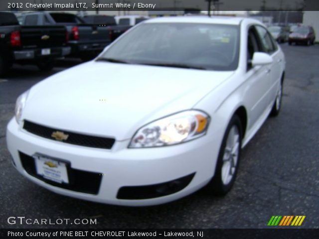 2012 Chevrolet Impala LTZ in Summit White