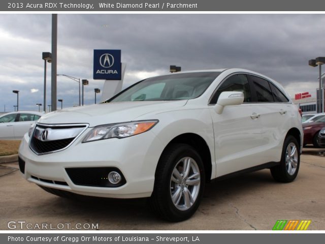 2013 Acura RDX Technology in White Diamond Pearl