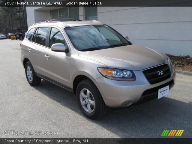 2007 Hyundai Santa Fe GLS 4WD in Golden Beige