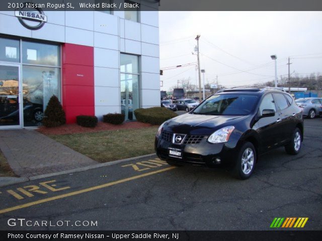 2010 Nissan Rogue SL in Wicked Black