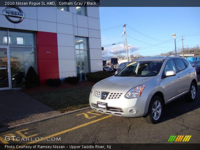 2010 Nissan Rogue SL AWD in Gotham Gray
