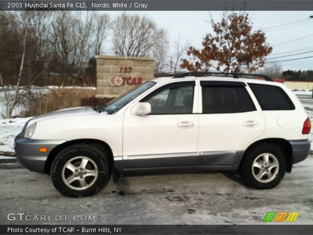 2003 Hyundai Santa Fe GLS in Nordic White