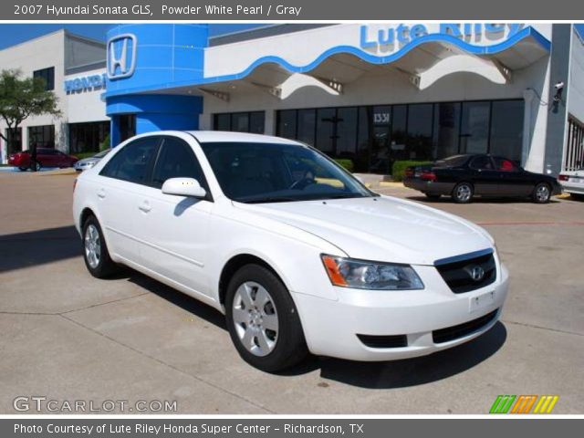 2007 Hyundai Sonata GLS in Powder White Pearl