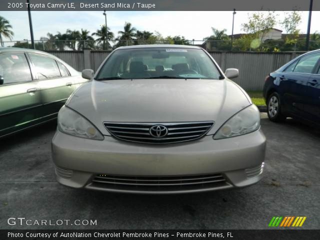 2005 Toyota Camry LE in Desert Sand Mica