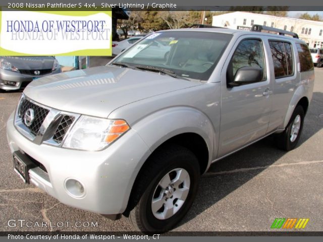 2008 Nissan Pathfinder S 4x4 in Silver Lightning