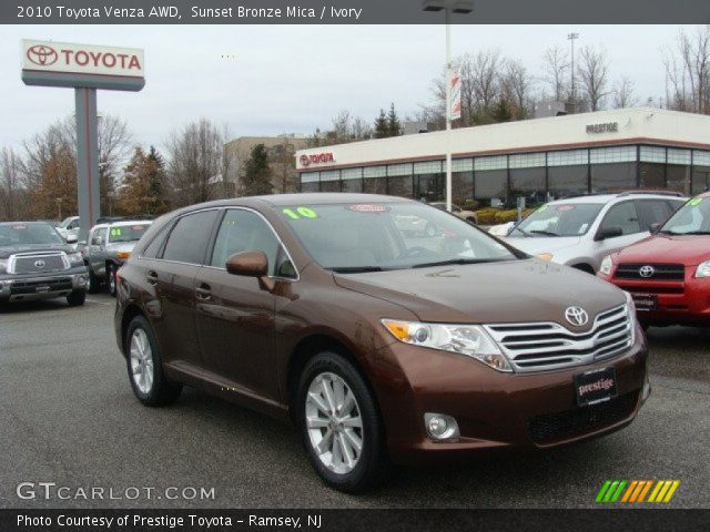 2010 Toyota Venza AWD in Sunset Bronze Mica