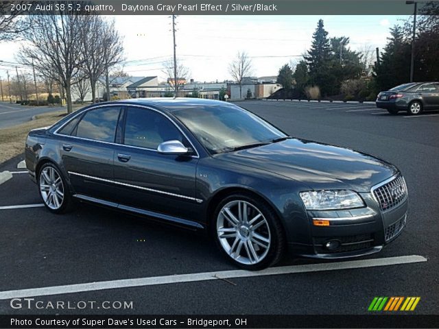 2007 Audi S8 5.2 quattro in Daytona Gray Pearl Effect